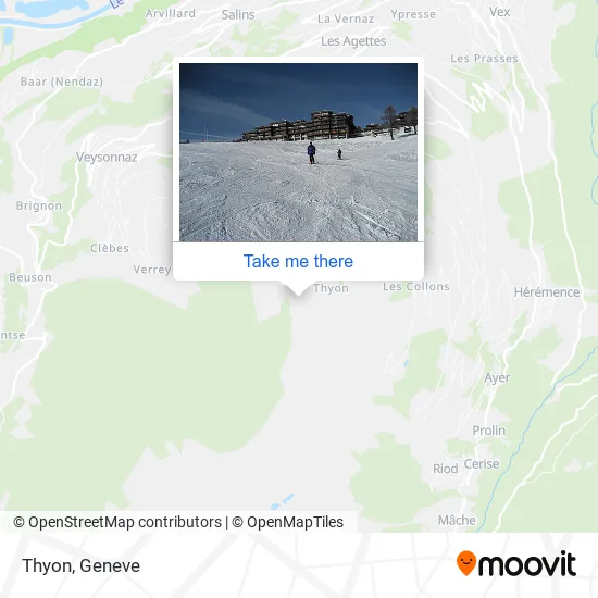 Thyon map