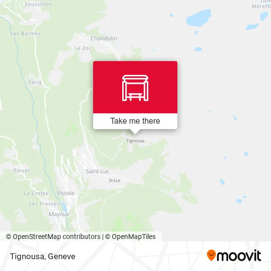 Tignousa map