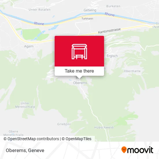 Oberems map