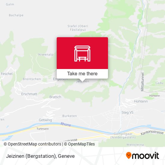 Jeizinen (Bergstation) map