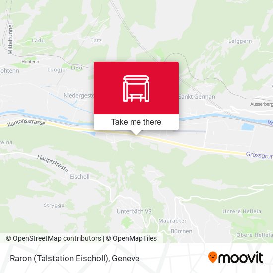 Raron (Talstation Eischoll) map