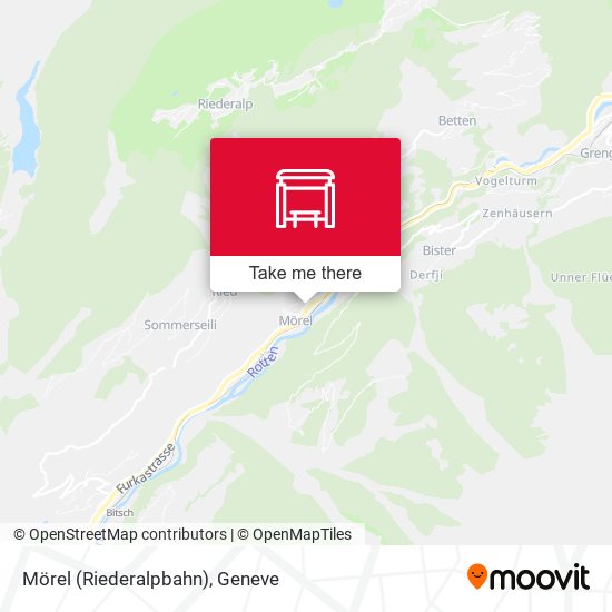 Mörel (Riederalpbahn) map