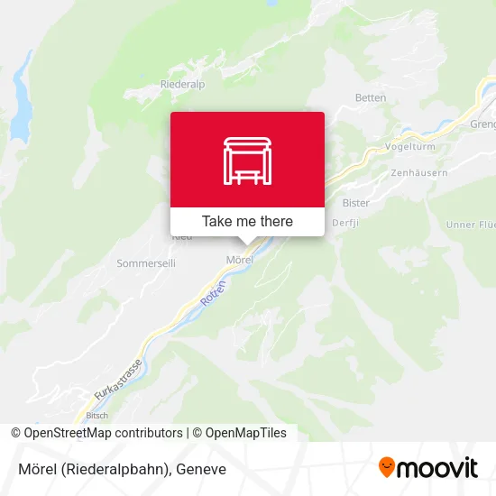 Mörel (Riederalpbahn) map