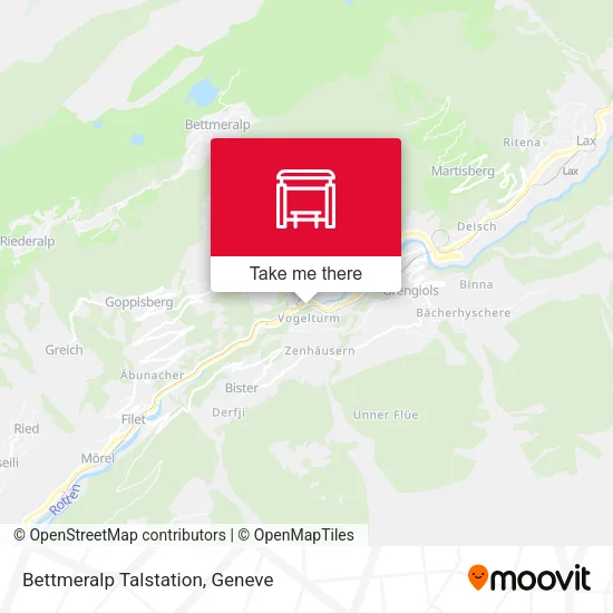 Bettmeralp Talstation plan