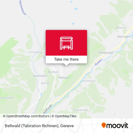 Bellwald (Talstation Richinen) map