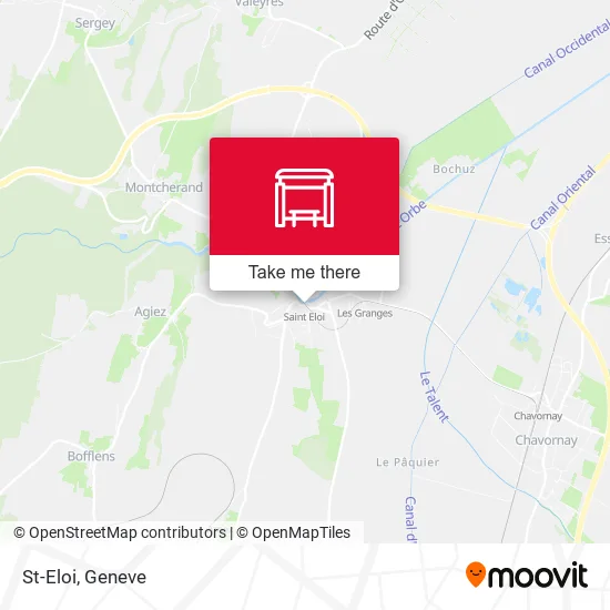 St-Eloi map