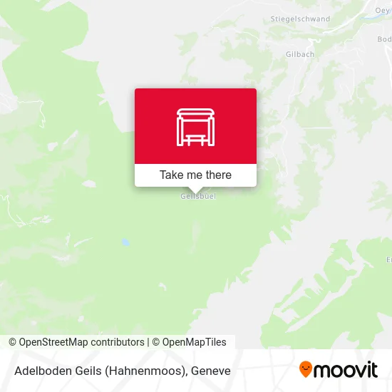 Adelboden Geils (Hahnenmoos) map