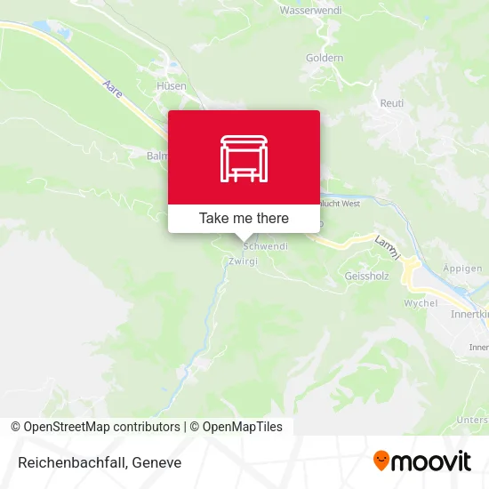 Reichenbachfall map