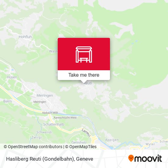 Hasliberg Reuti (Gondelbahn) map