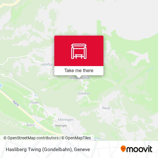 Hasliberg Twing (Gondelbahn) map