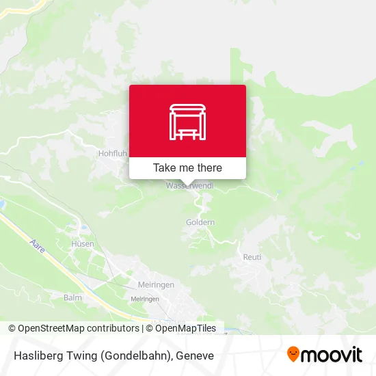 Hasliberg Twing (Gondelbahn) map