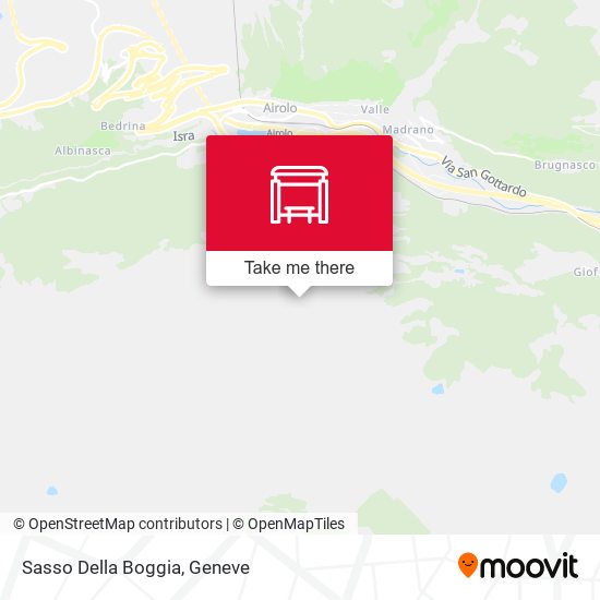 Sasso Della Boggia map