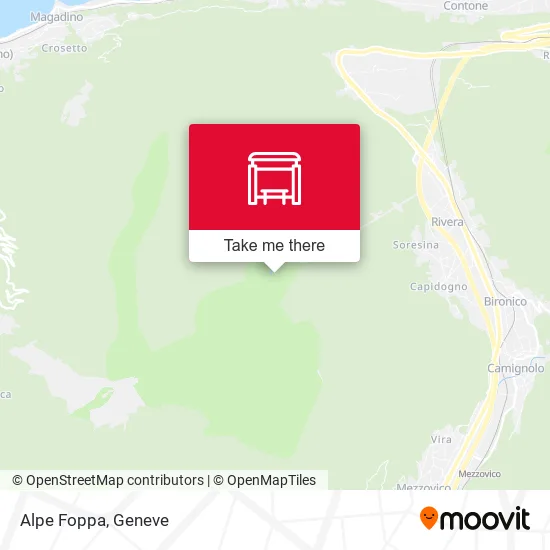 Alpe Foppa map