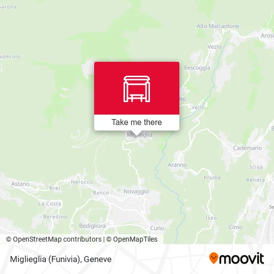 Miglieglia (Funivia) map