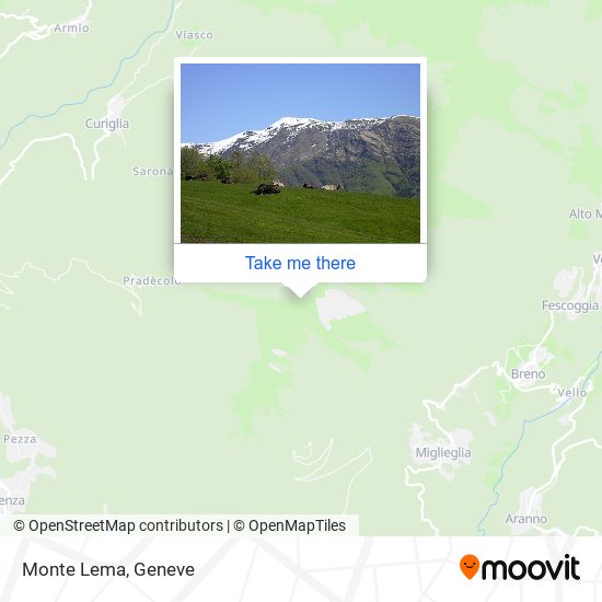 Monte Lema map