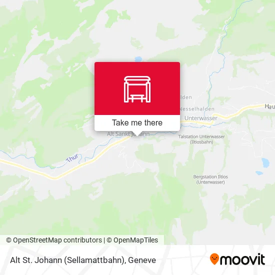 Alt St. Johann (Sellamattbahn) map
