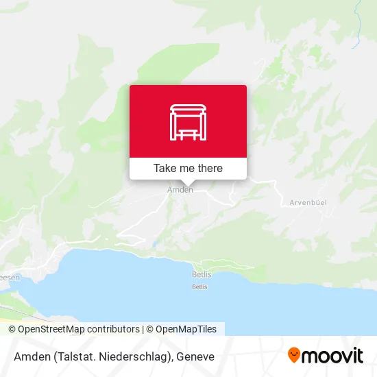 Amden (Talstat. Niederschlag) map