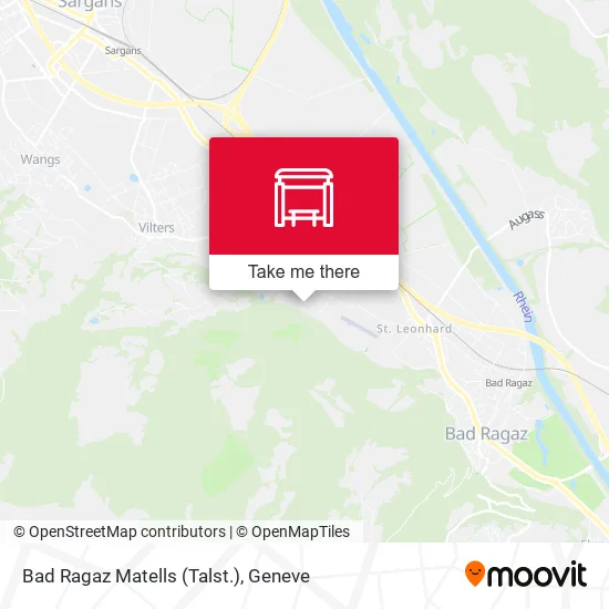 Bad Ragaz Matells (Talst.) map