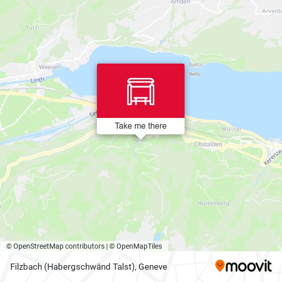 Filzbach (Habergschwänd Talst) map