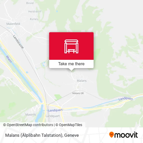 Malans (Älplibahn Talstation) map