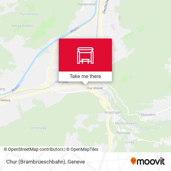 Chur (Brambrüeschbahn) plan