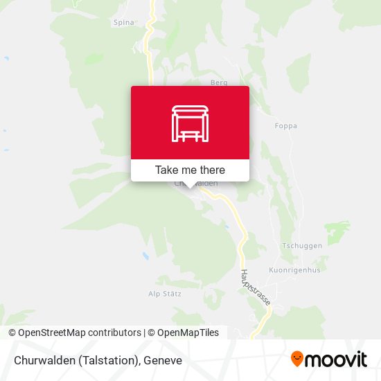 Churwalden (Talstation) map