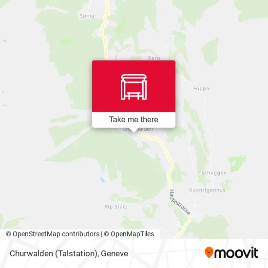 Churwalden (Talstation) map
