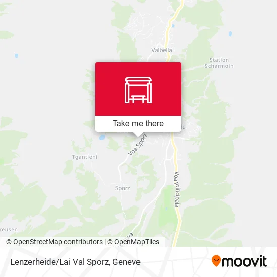 Lenzerheide/Lai Val Sporz map