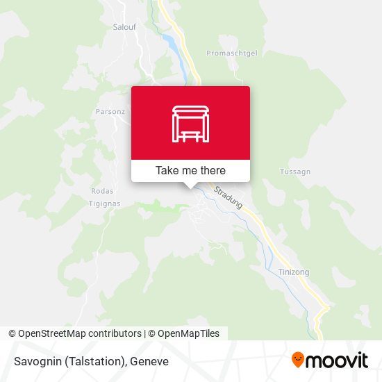 Savognin (Talstation) map