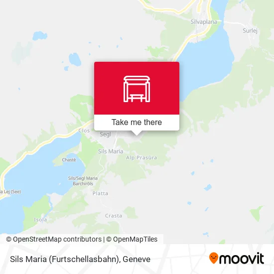 Sils Maria (Furtschellasbahn) map