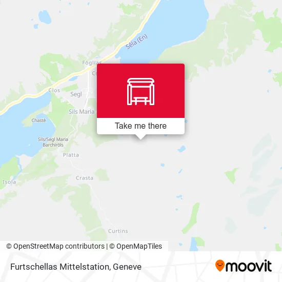 Furtschellas Mittelstation map
