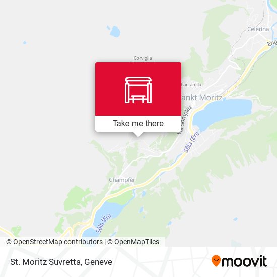 St. Moritz Suvretta map