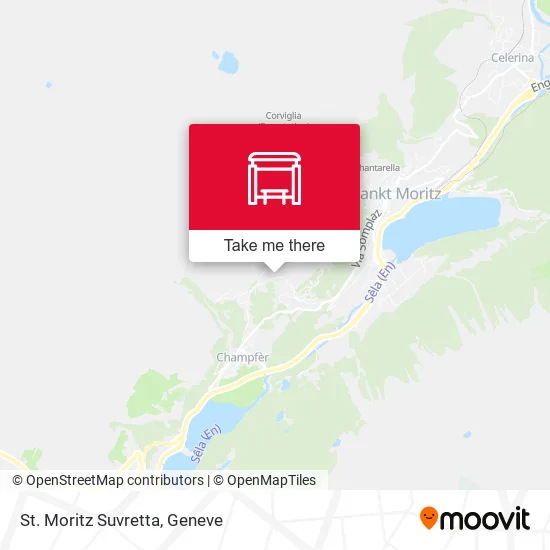 St. Moritz Suvretta map