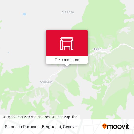 Samnaun-Ravaisch (Bergbahn) map