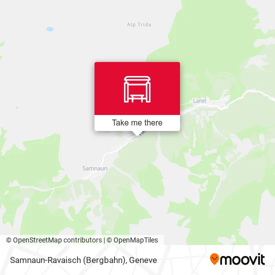 Samnaun-Ravaisch (Bergbahn) map
