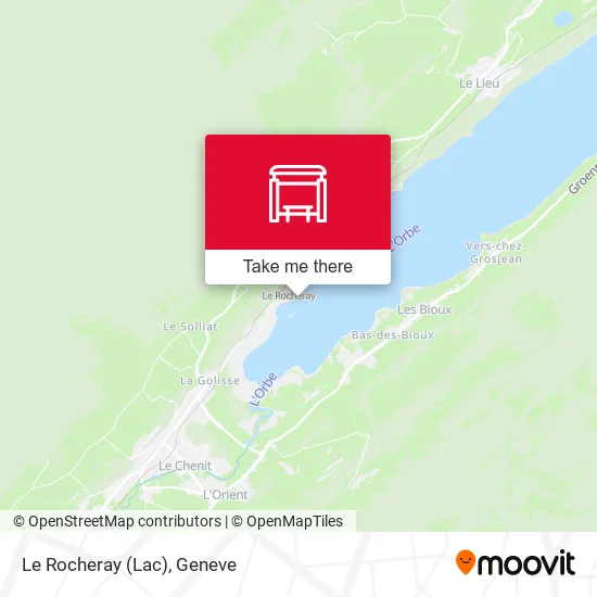 Le Rocheray (Lac) map