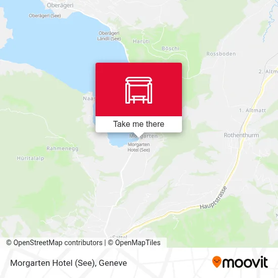Morgarten Hotel (See) map