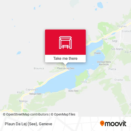 Plaun Da Lej (See) map