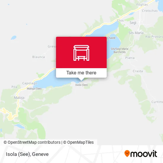 Isola (See) map