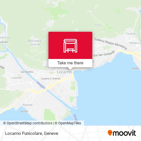 Locarno Funicolare map