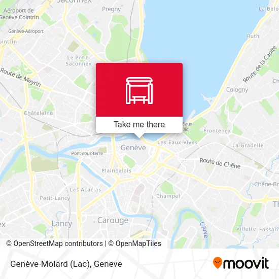 Genève-Molard (Lac) map