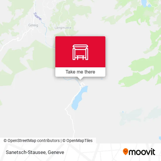 Sanetsch-Stausee map