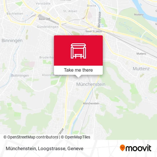 Münchenstein, Loogstrasse map
