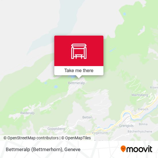 Bettmeralp (Bettmerhorn) map