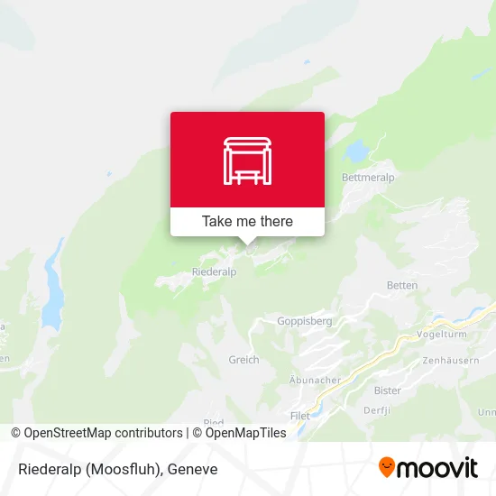 Riederalp (Moosfluh) map