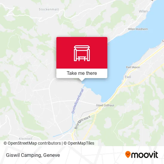 Giswil Camping map
