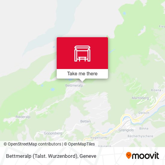 Bettmeralp (Talst. Wurzenbord) map