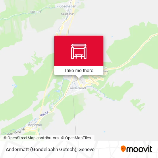 Andermatt (Gondelbahn Gütsch) map