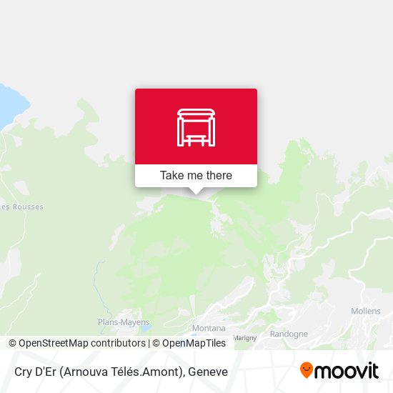 Cry D'Er (Arnouva Télés.Amont) map