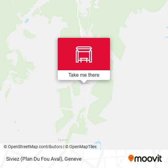 Siviez (Plan Du Fou Aval) map